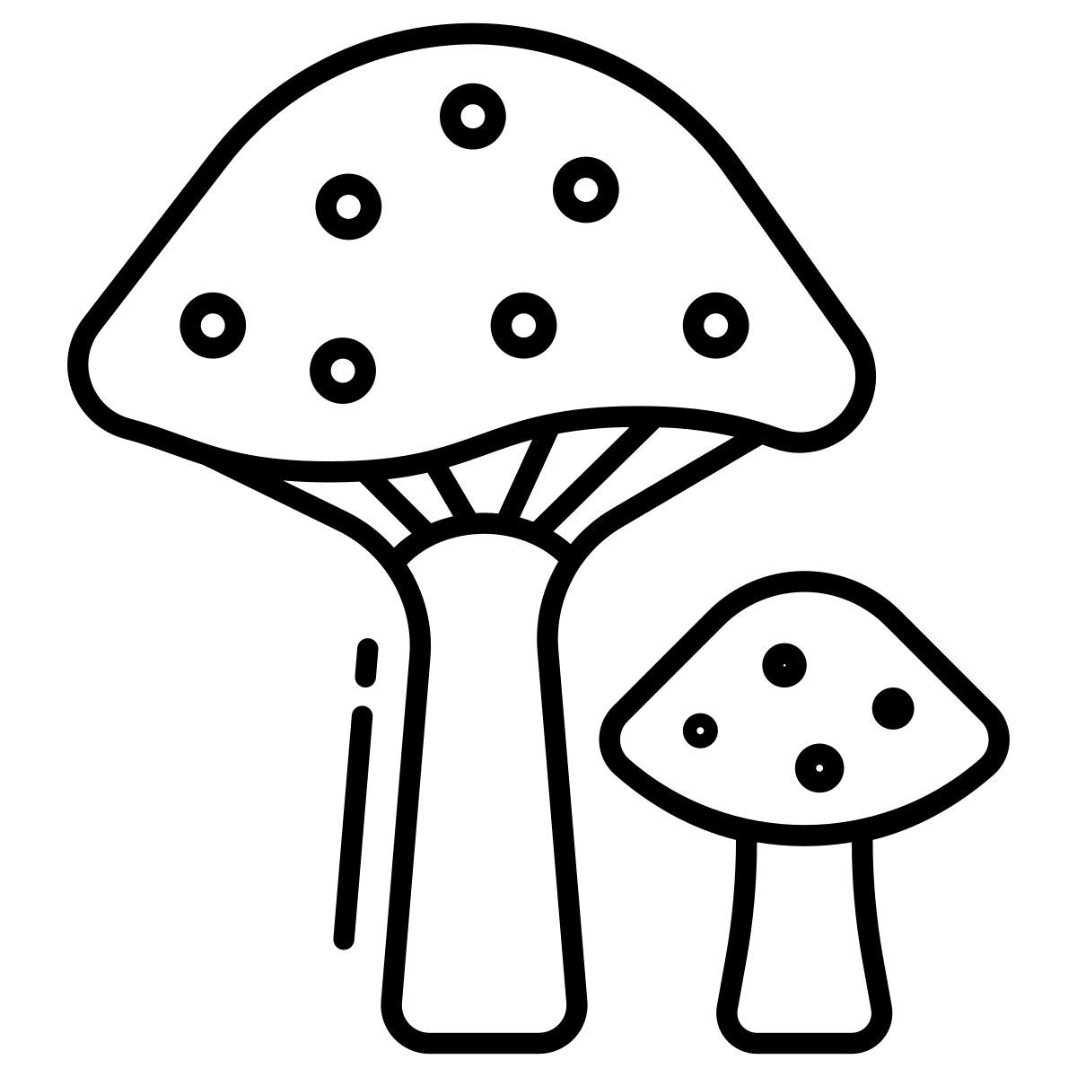 edible mushrooms icon