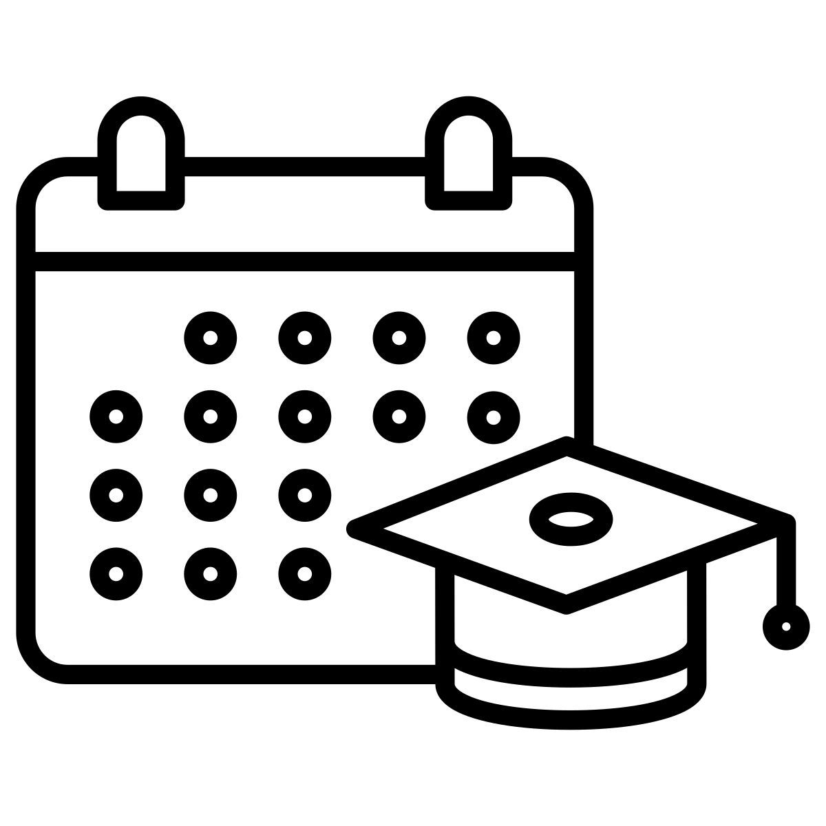 education calendar icon