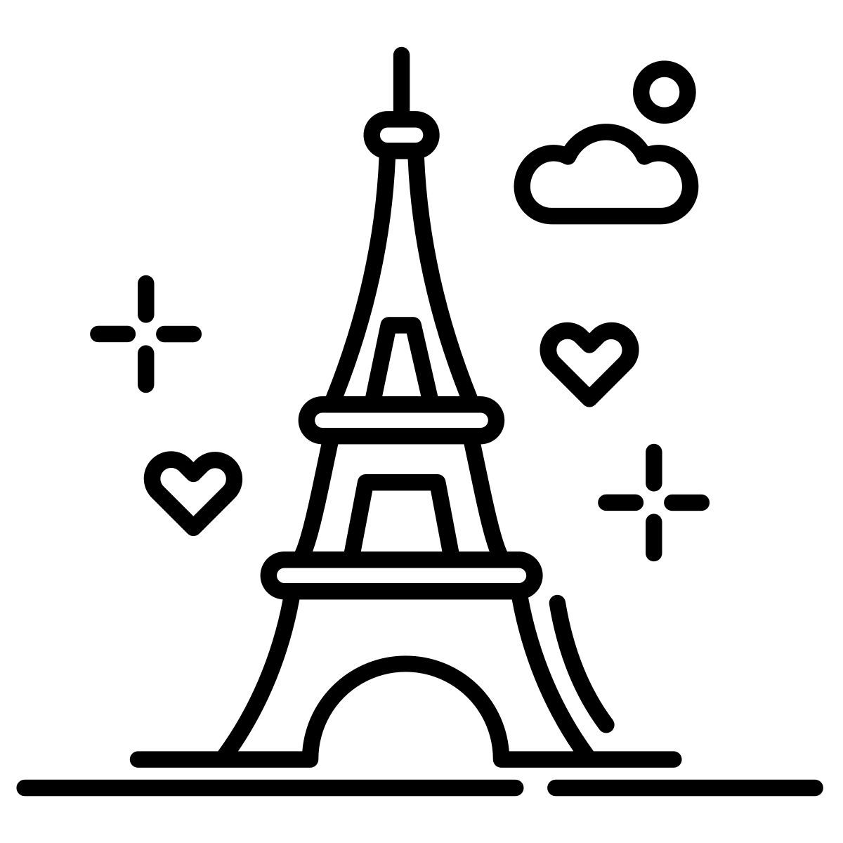 eiffel tower icon