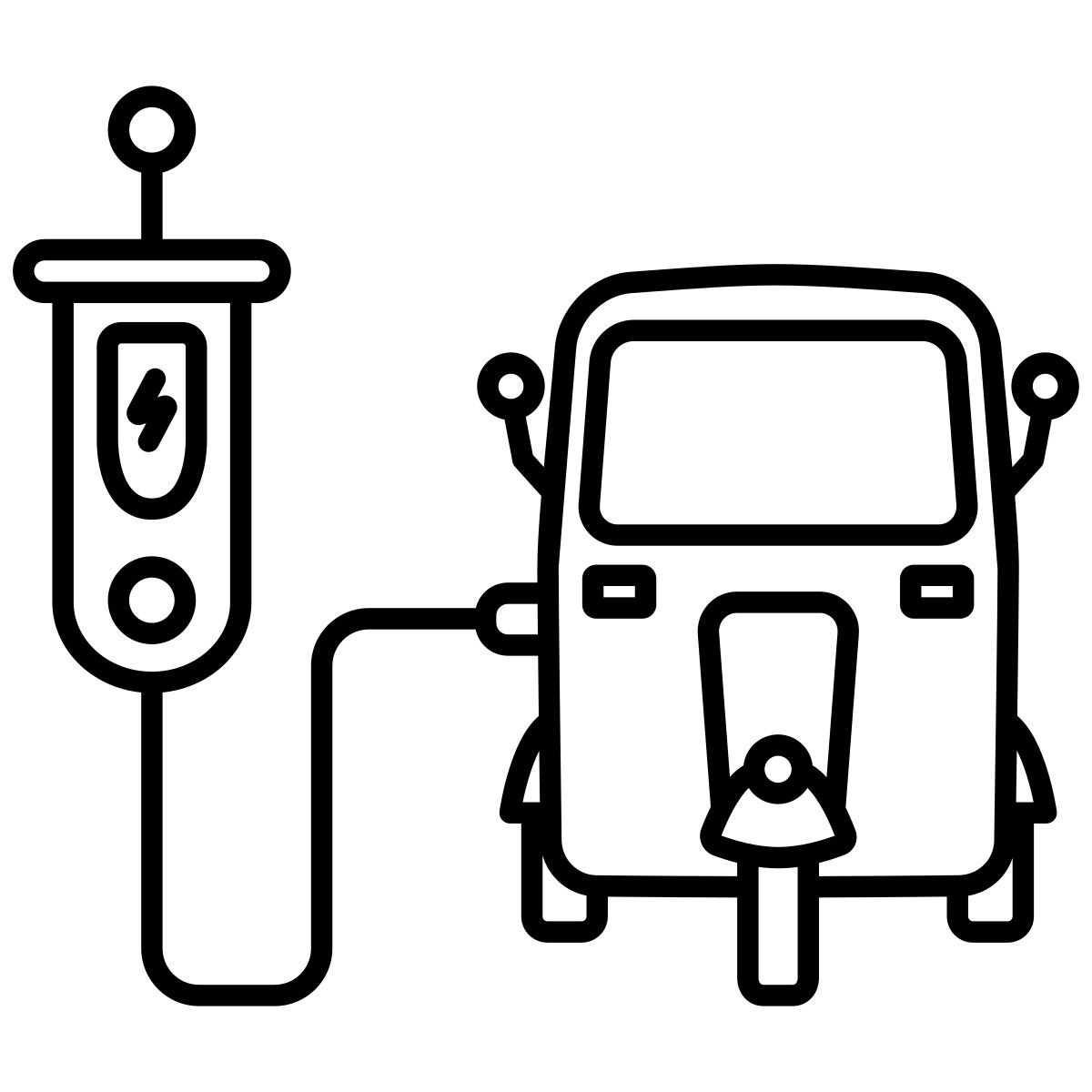 electric auto icon