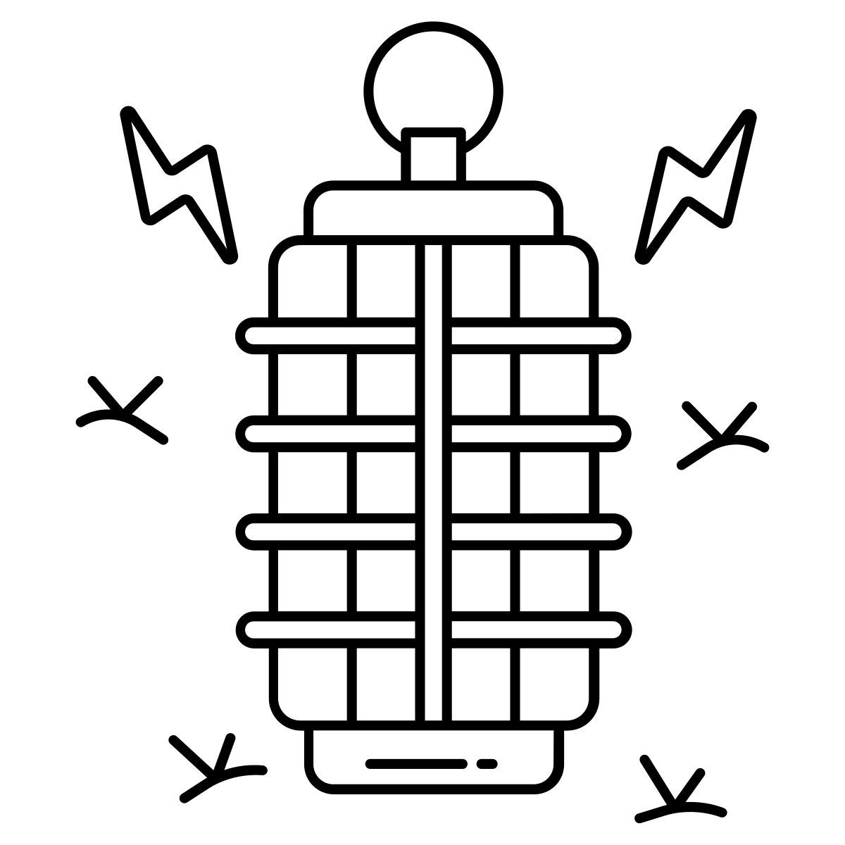 electric insect zapper icon