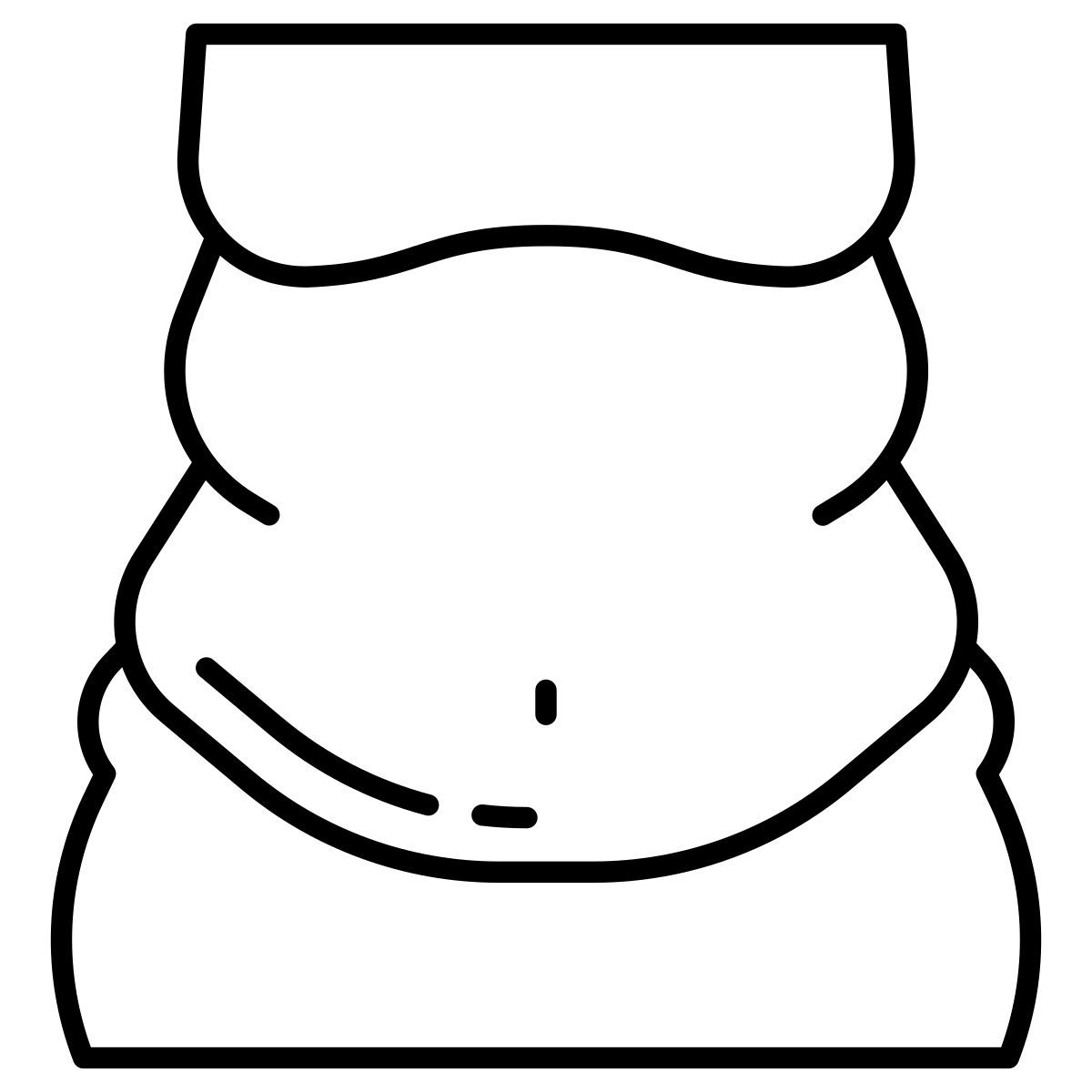 fat belly icon