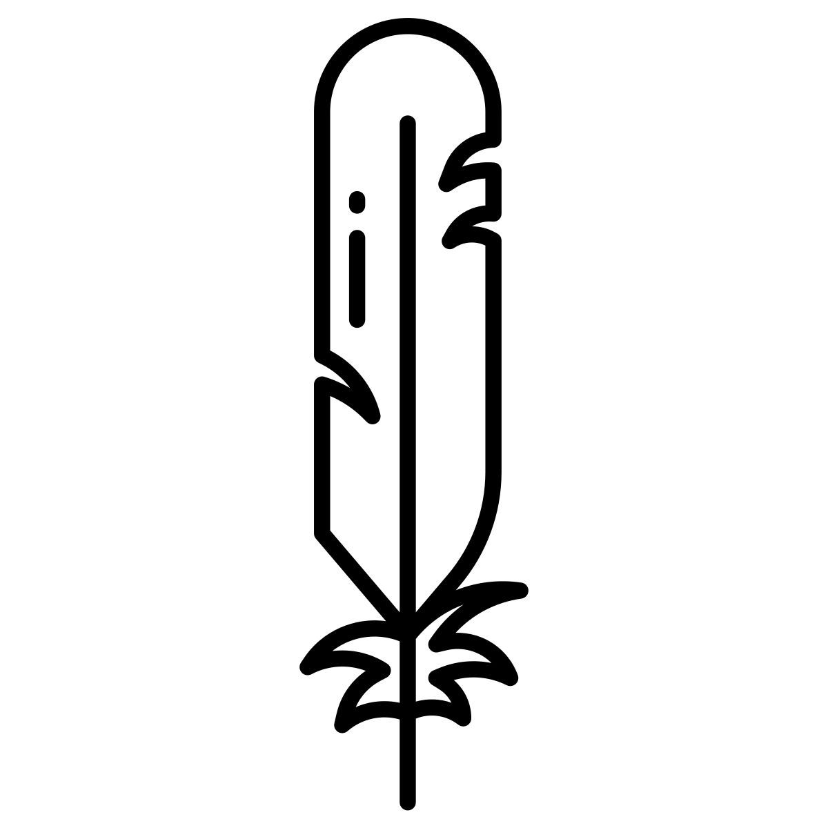 ferruginous hawk feather icon