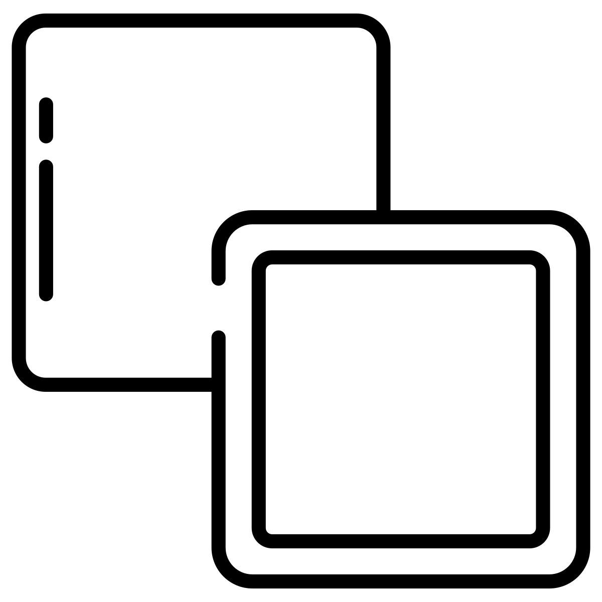 riempimento e tratto icon
