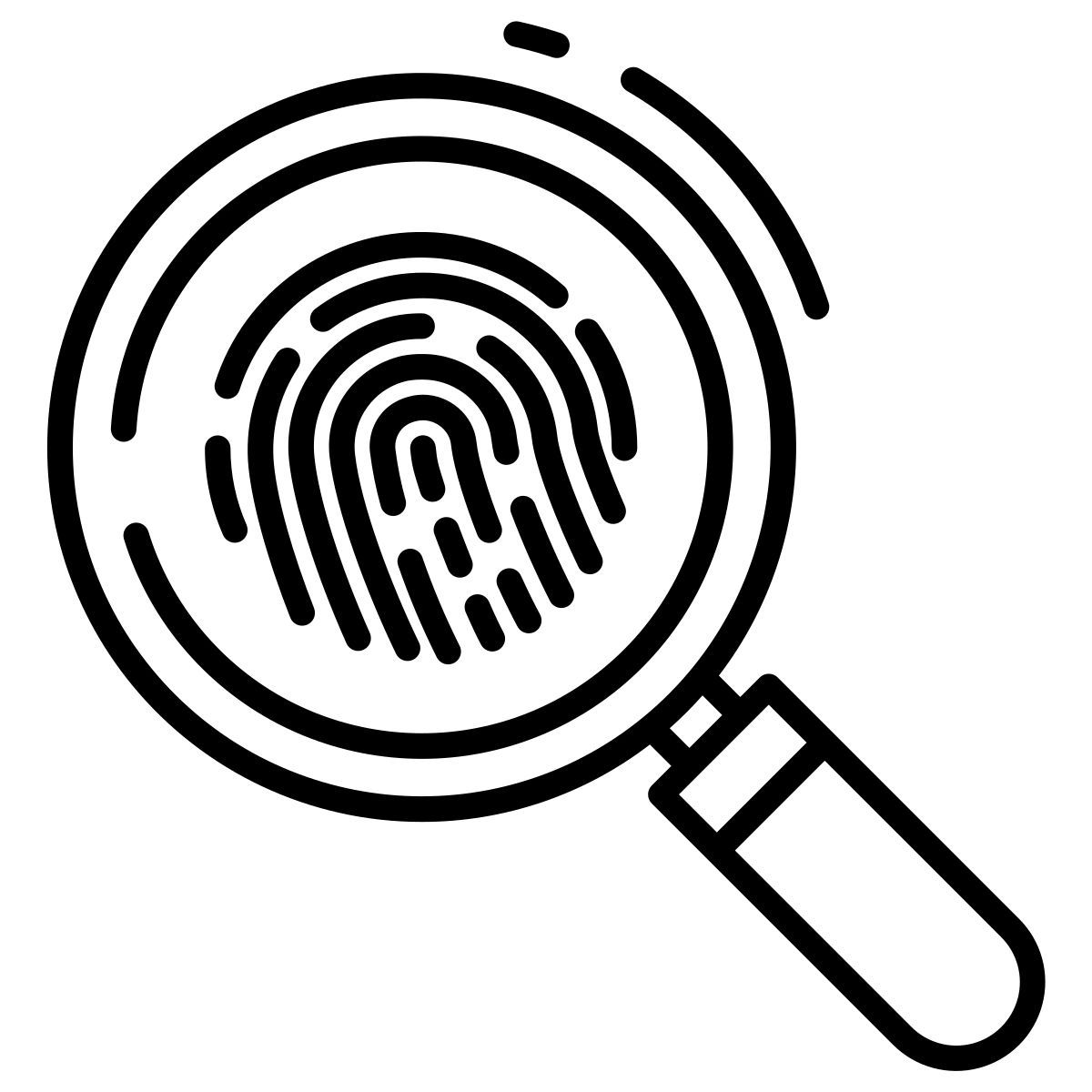 finger print search icon