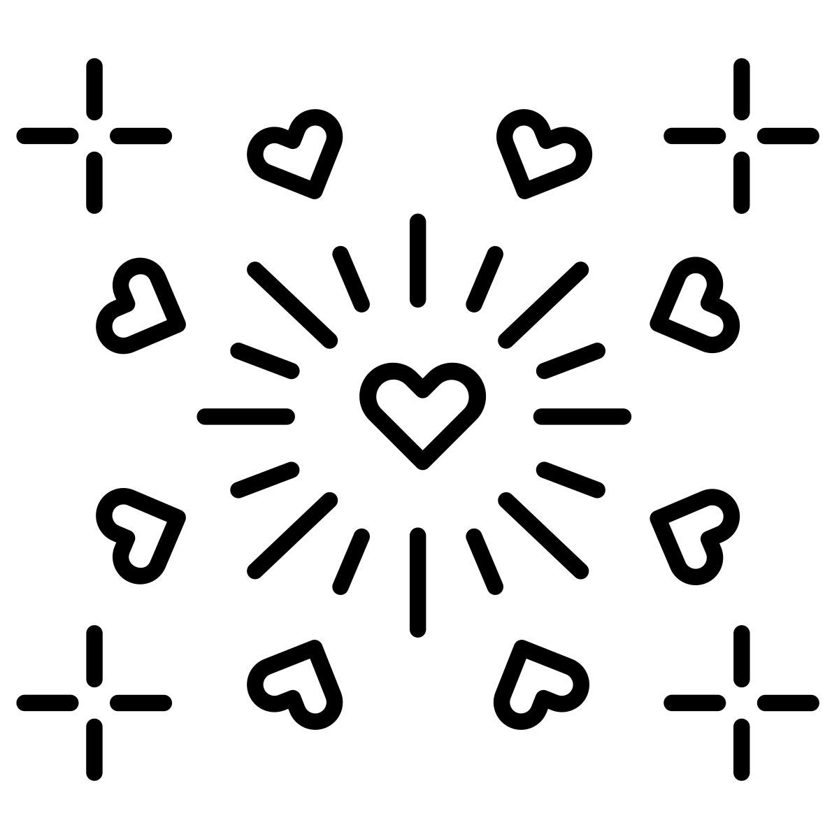 fireworks love icon