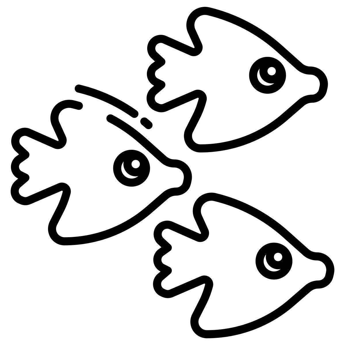 fish gummy candies icon