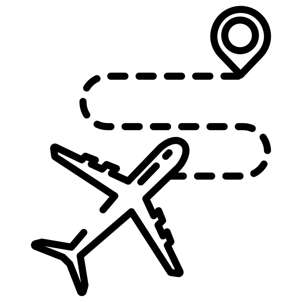 flight route icon