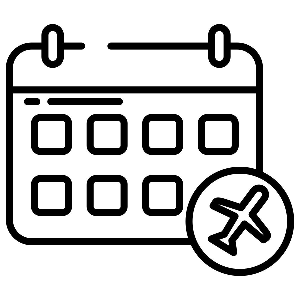 flight schedule icon