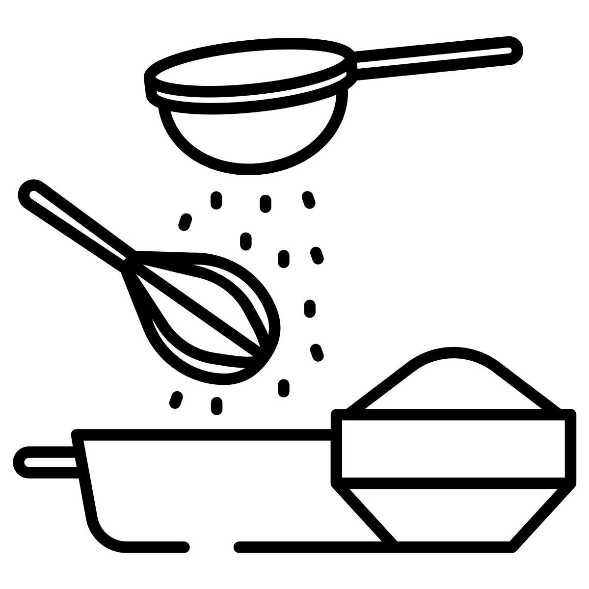 flour whisking icon