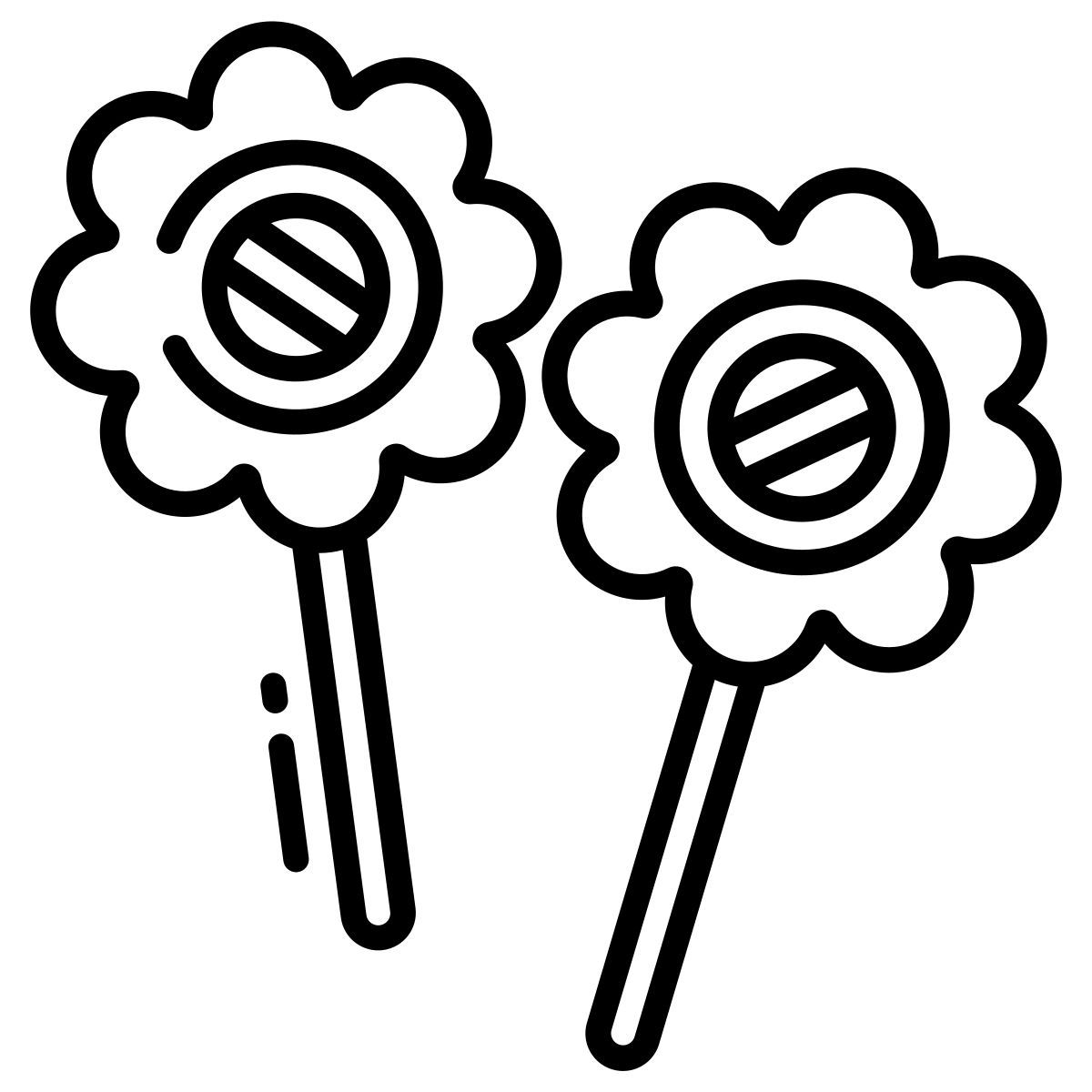 flower candies icon