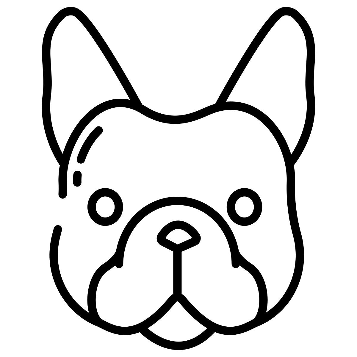 french bulldog icon