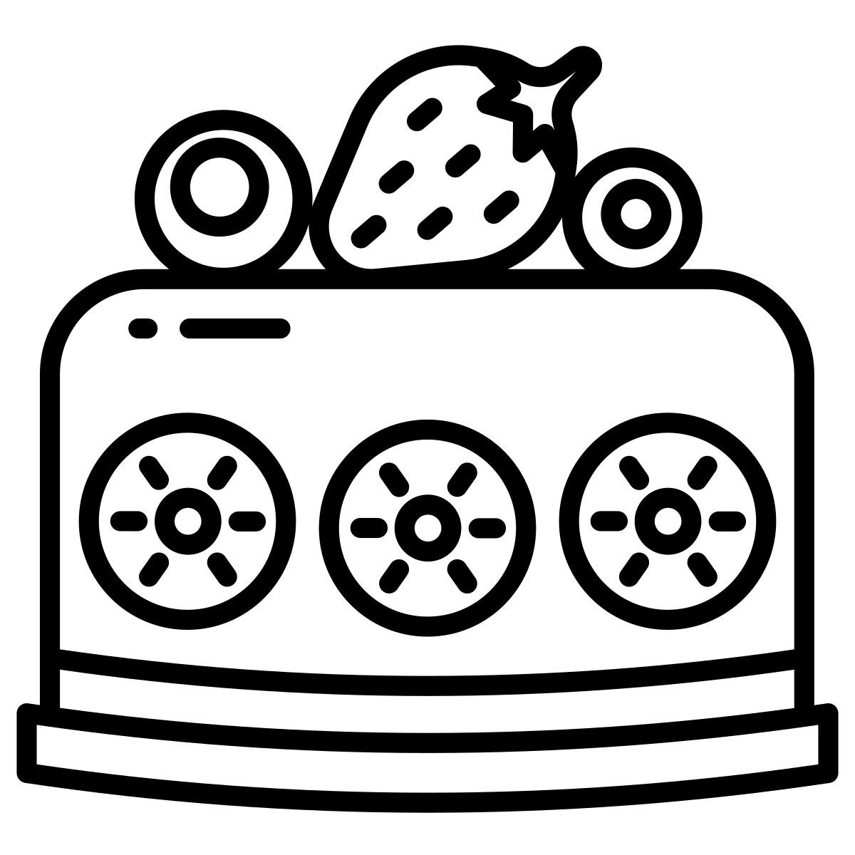 fruit cake icon