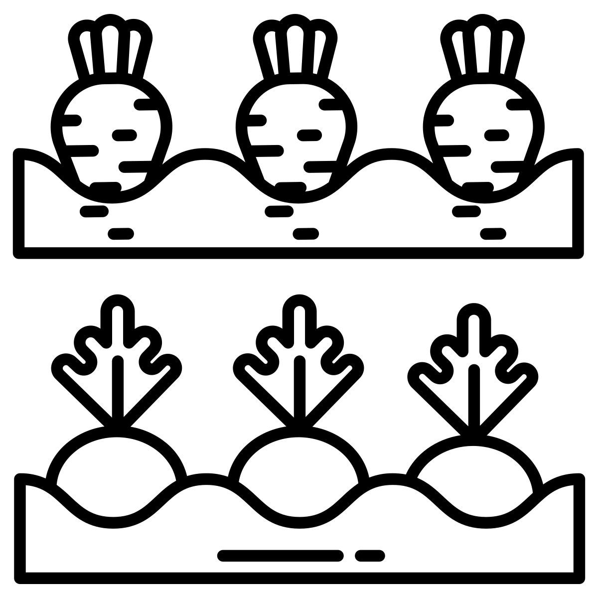 garden bed icon