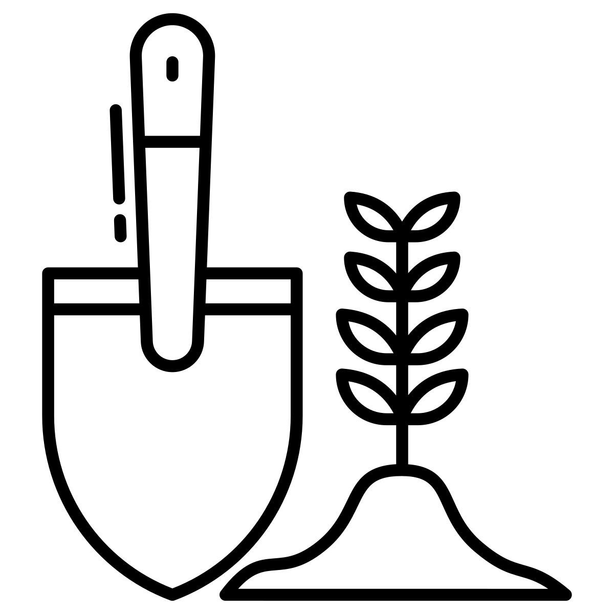 garden trowel icon