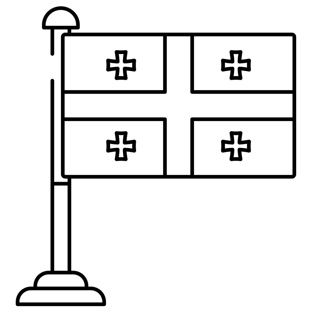 georgia flag icon