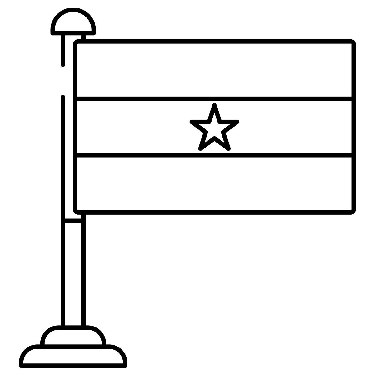 Bandera de Ghana icon