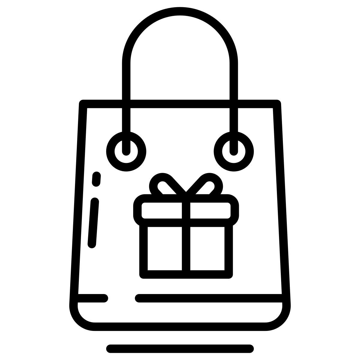 gift shopping bag icon