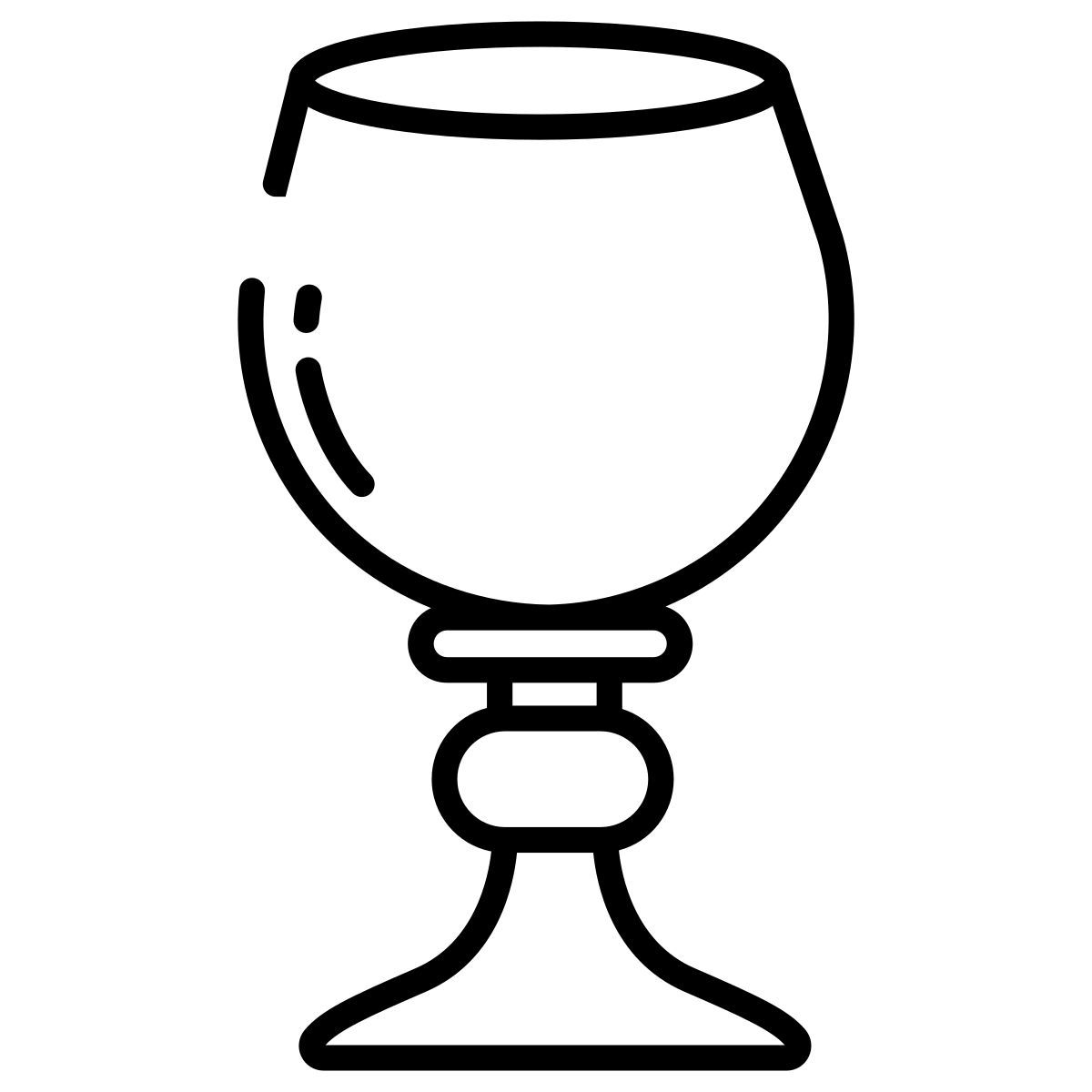 goblet glass icon