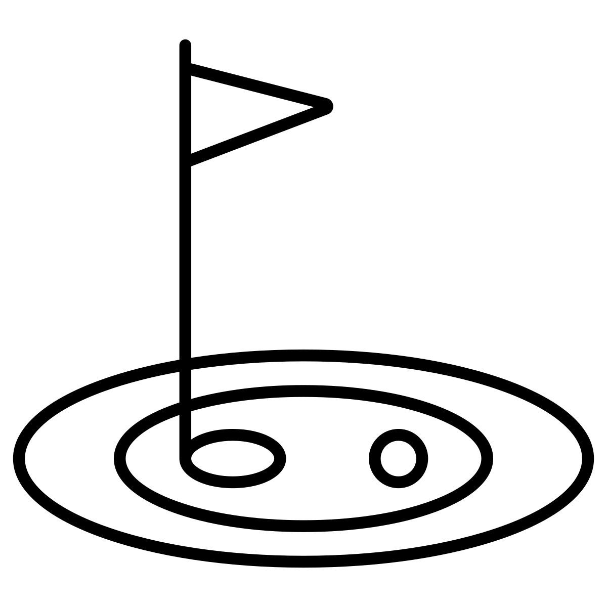 golf stadium icon