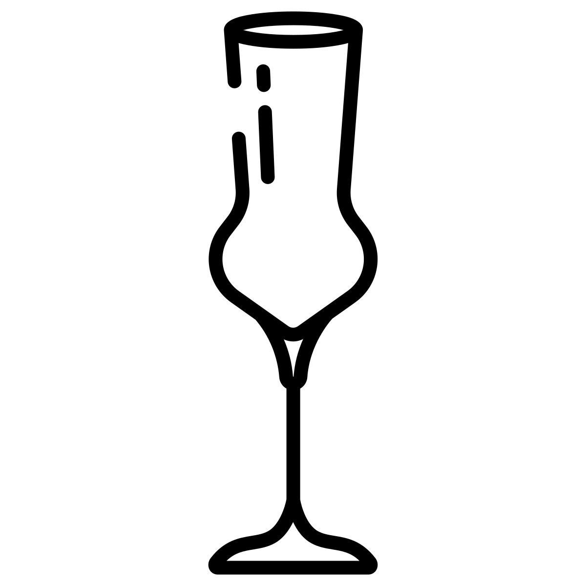 grappa glass icon