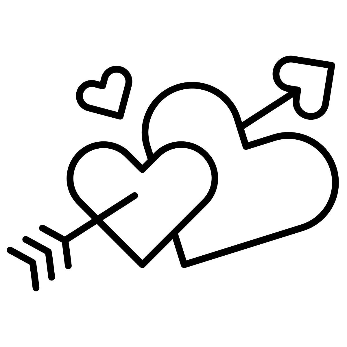 hearts and arrow icon