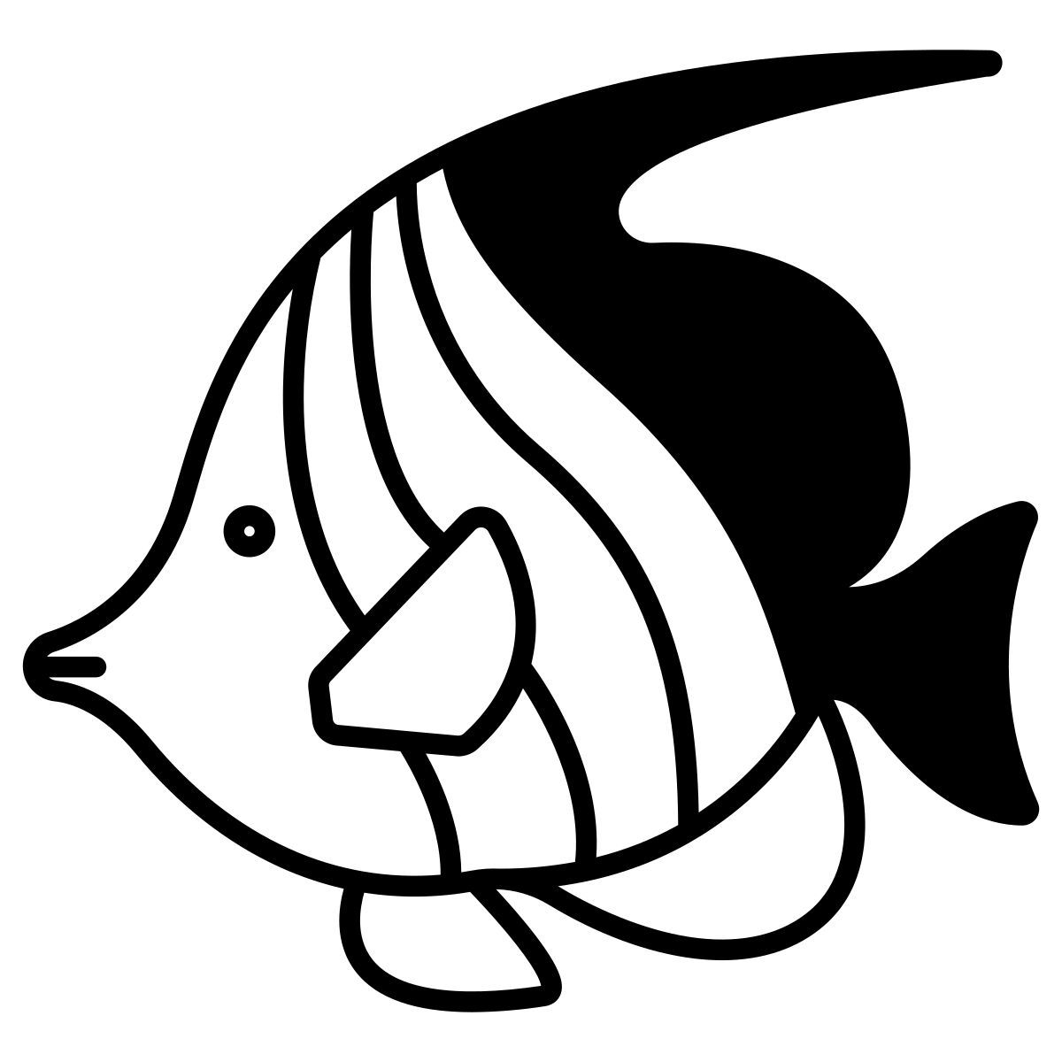 henichous acquimnatus fish icon