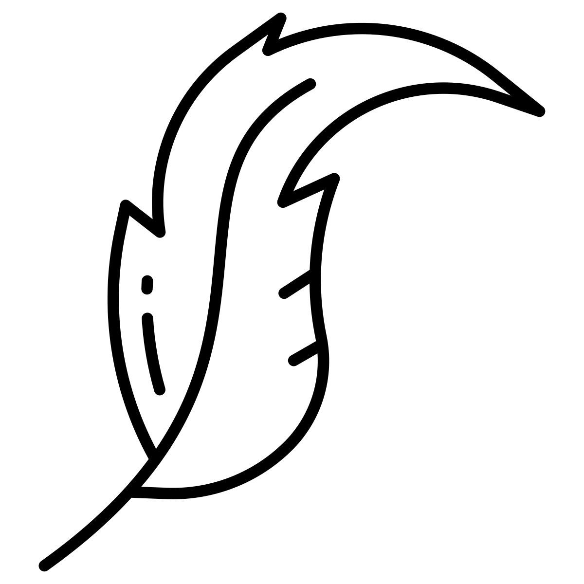 heron feather icon