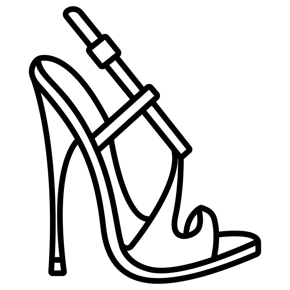 high heel icon