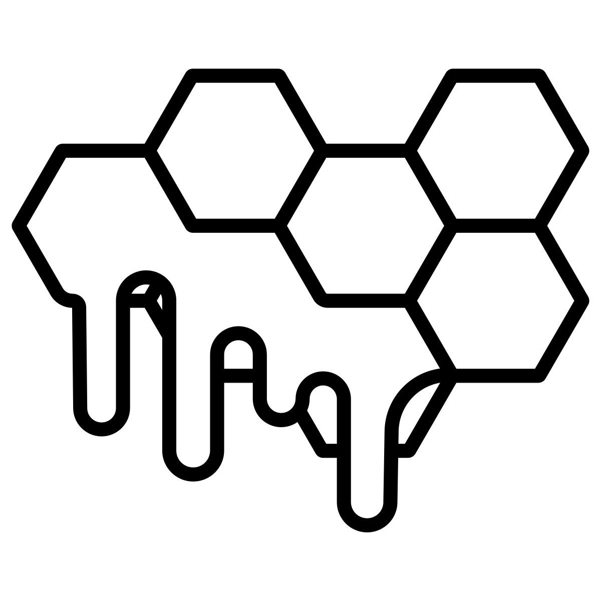 honey comb icon