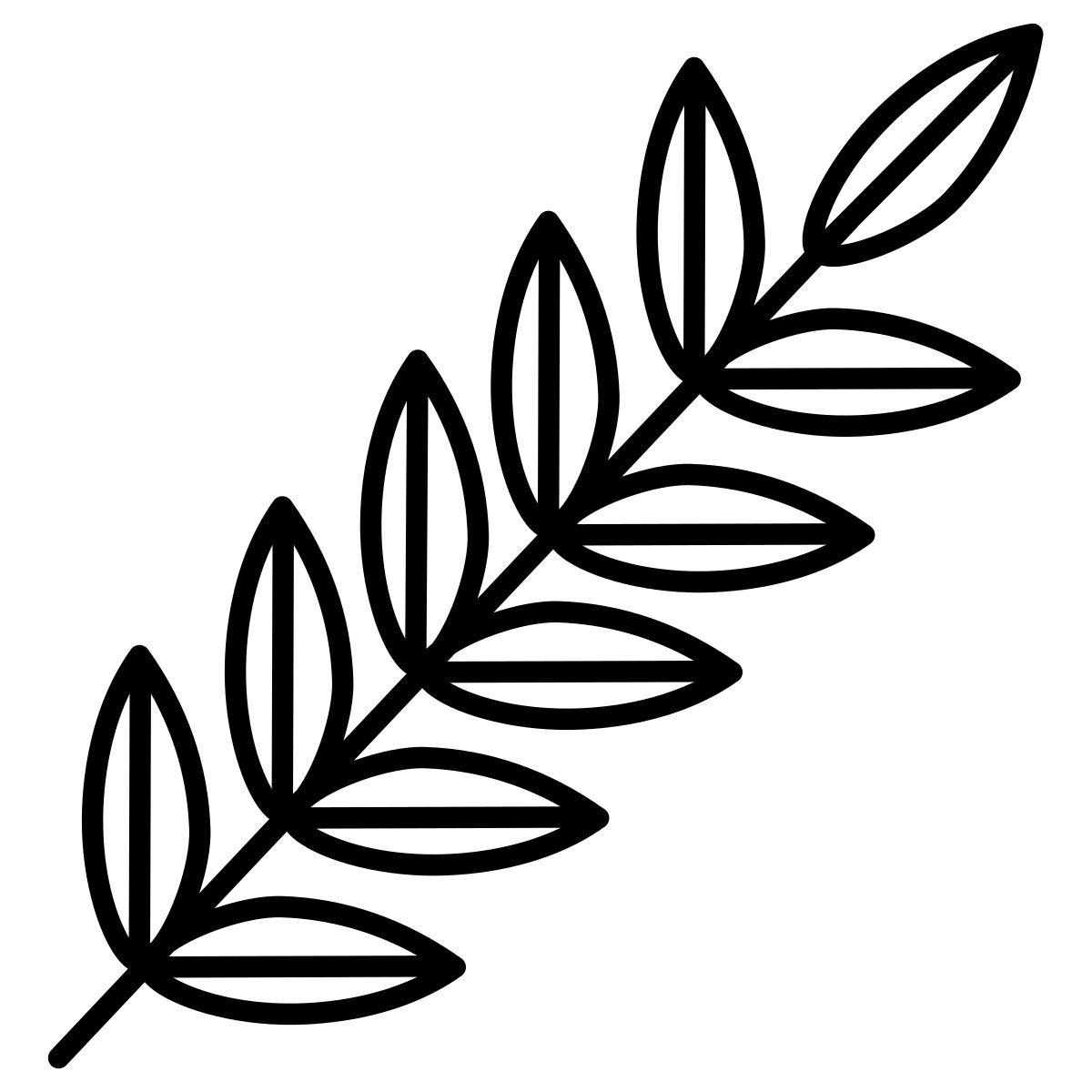 honey locust leaf icon