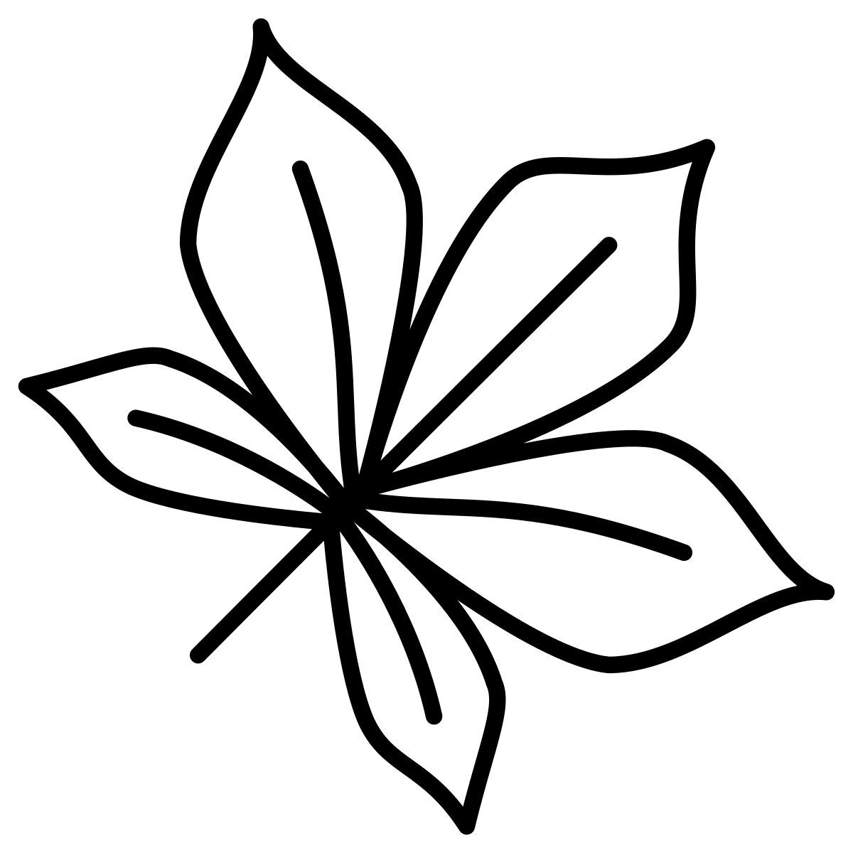 horse chestnut leaf icon