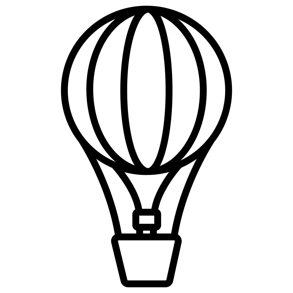 hot air balloon icon