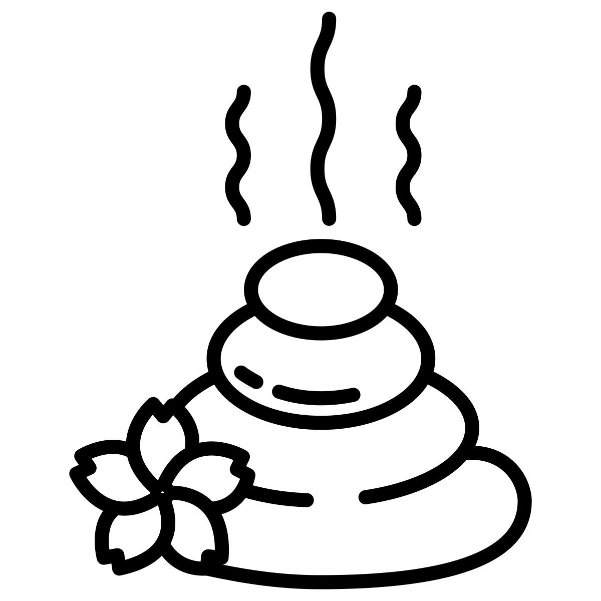 hot stones icon
