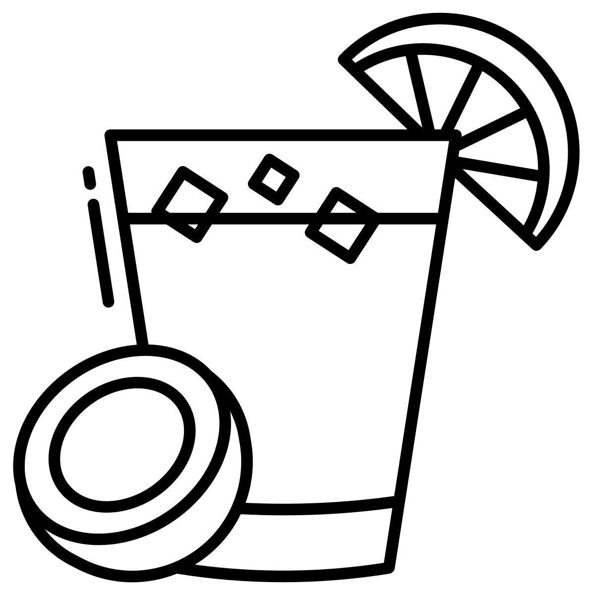tè verde freddo con acqua di cocco icon