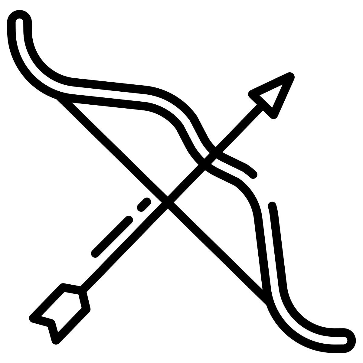indian bow icon