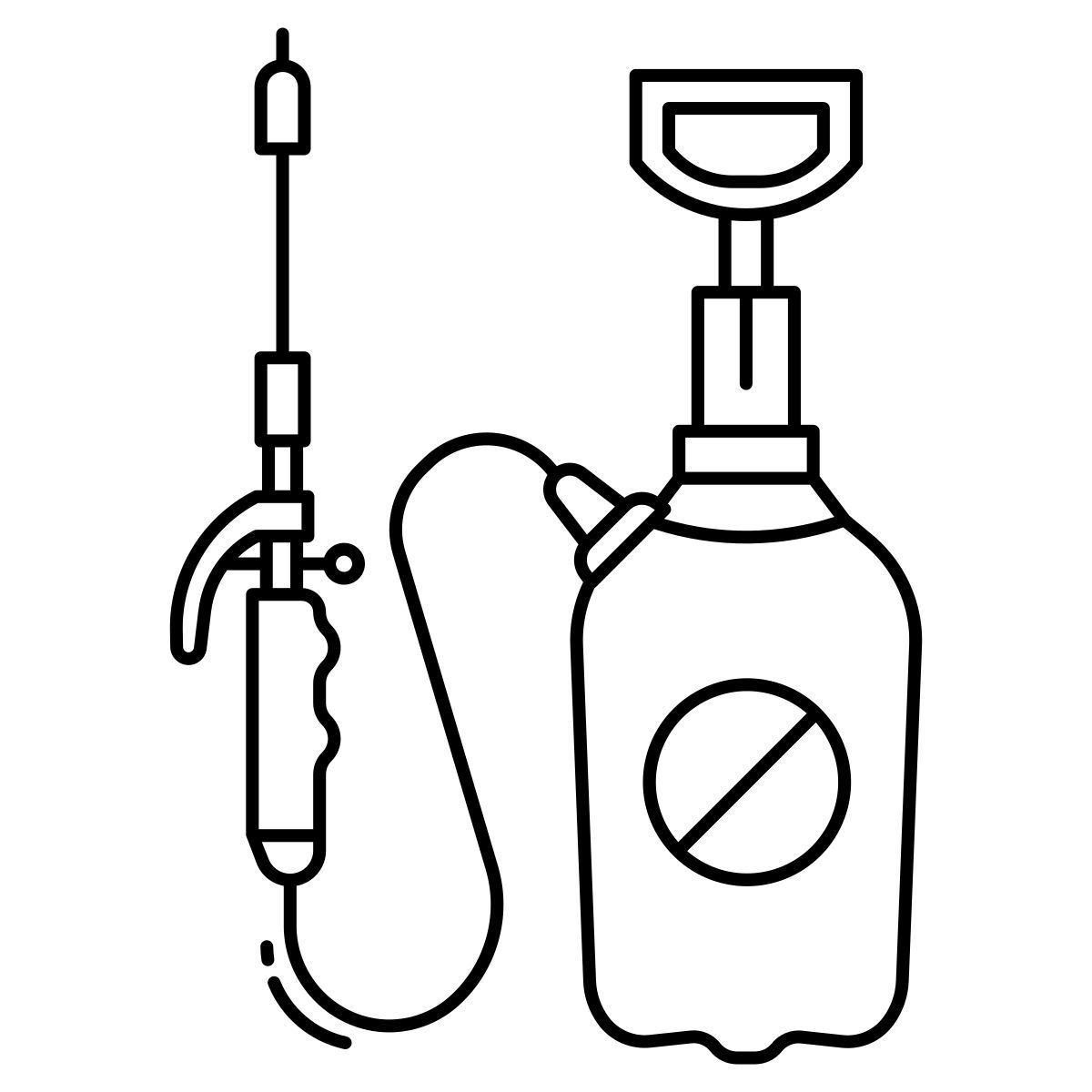 insect spray pump icon