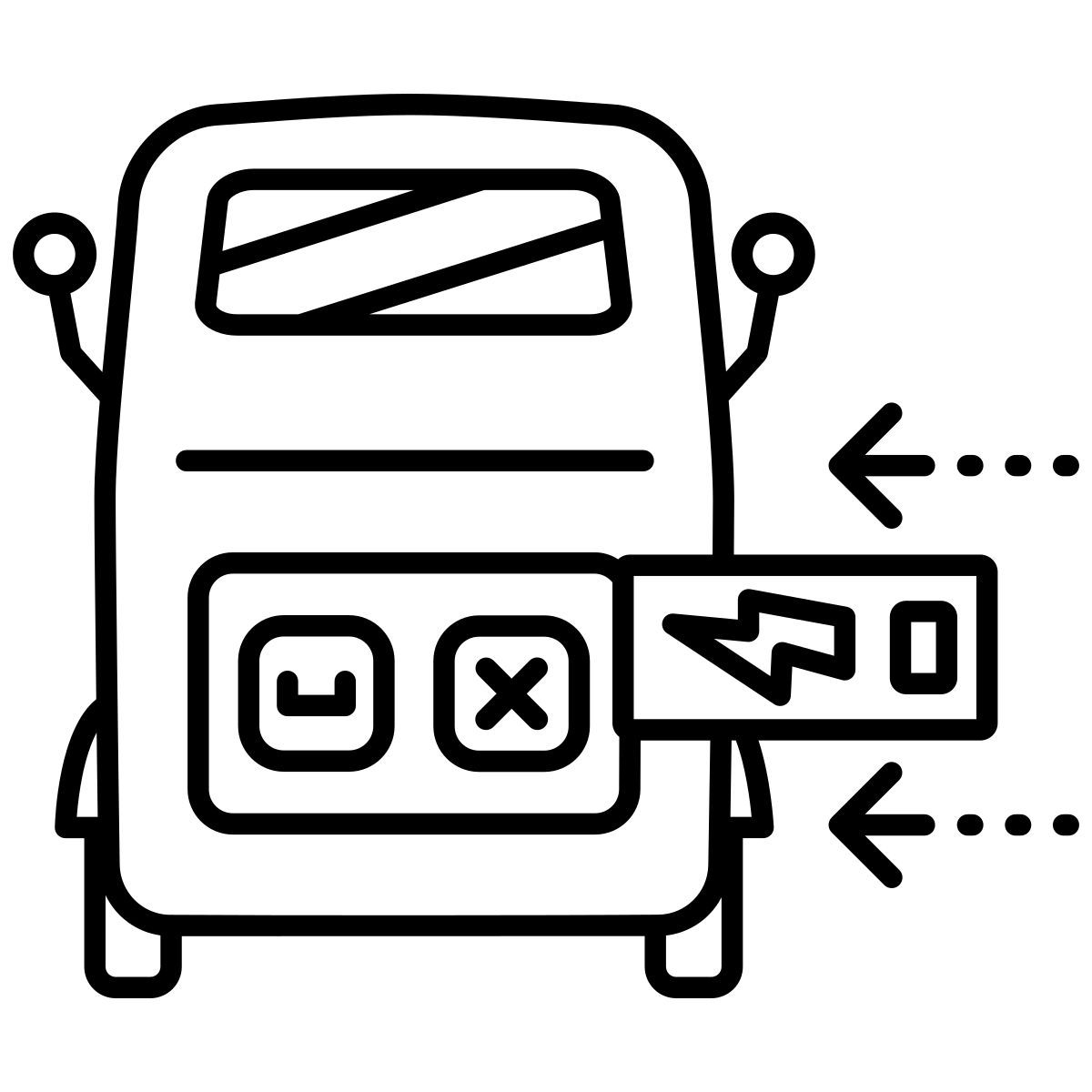 inserting battery icon