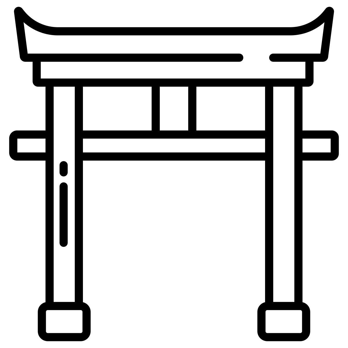 japanese gate icon