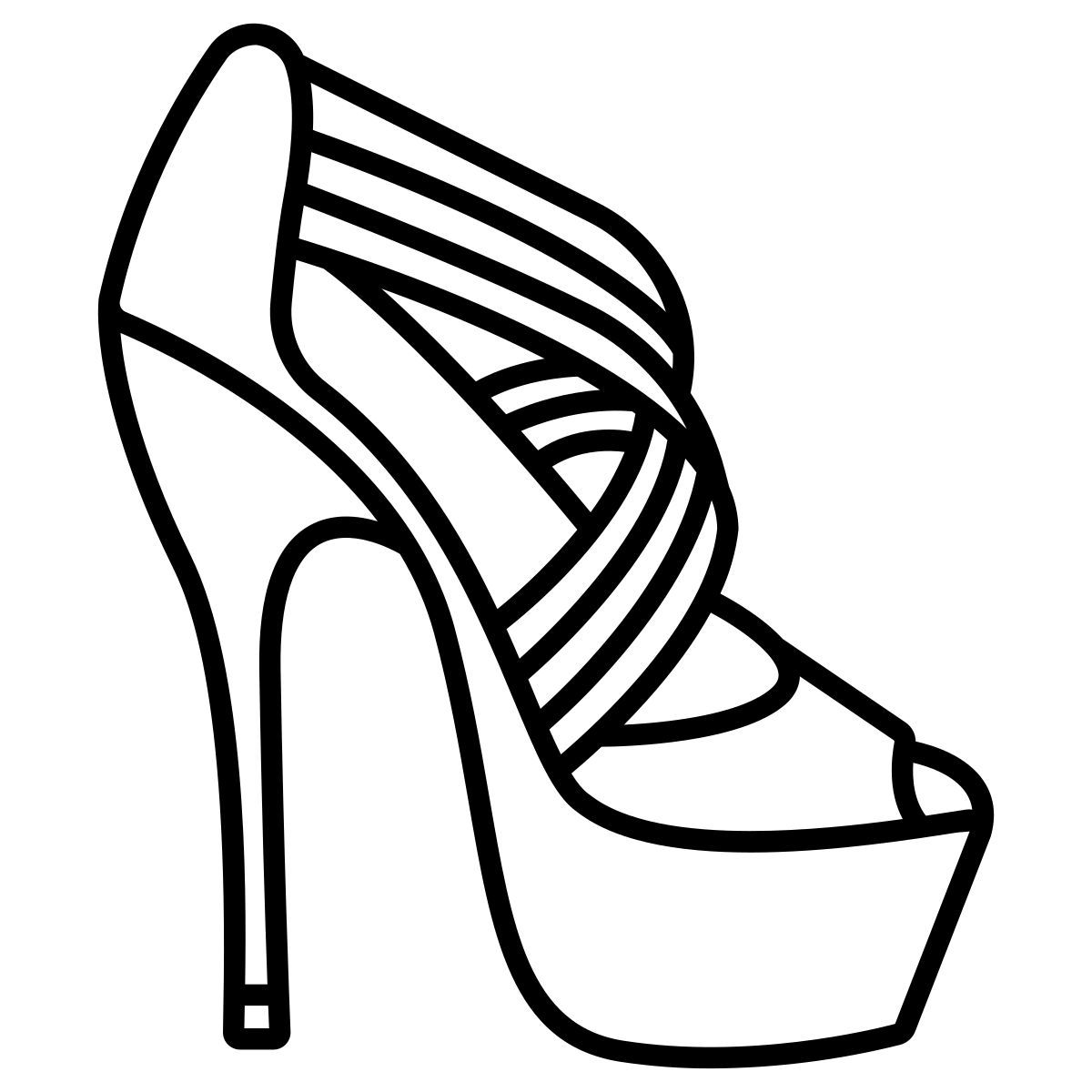 knee boot icon