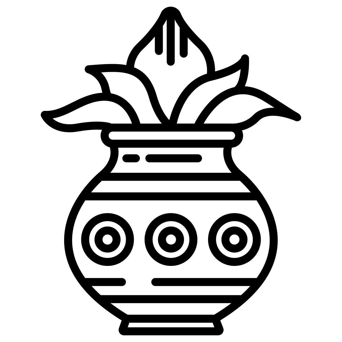 kumbha kalasha icon