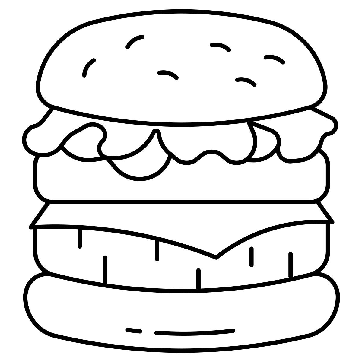 lamb burger with radish slaw icon
