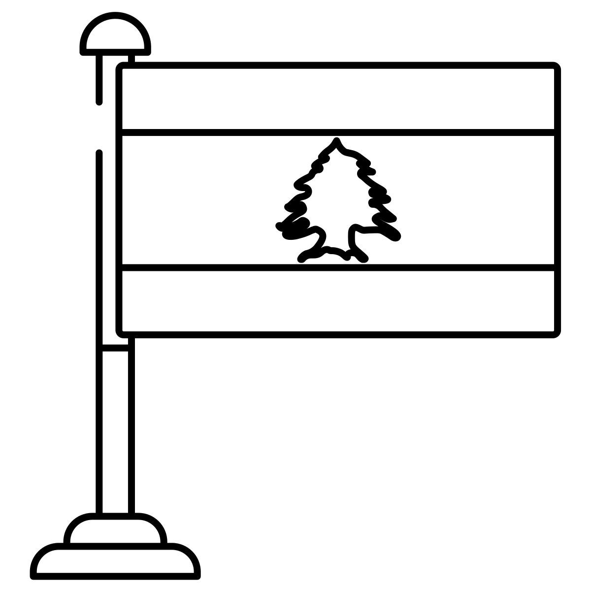 lebanon flag icon