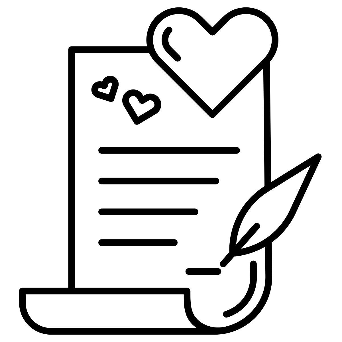 love journal icon
