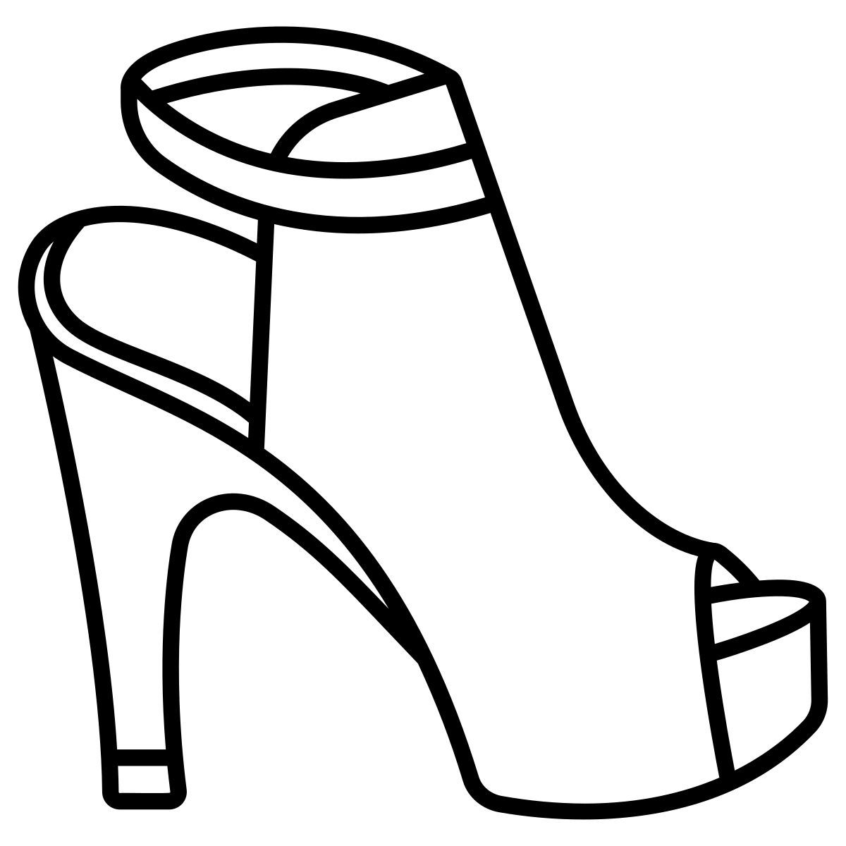 low heel icon