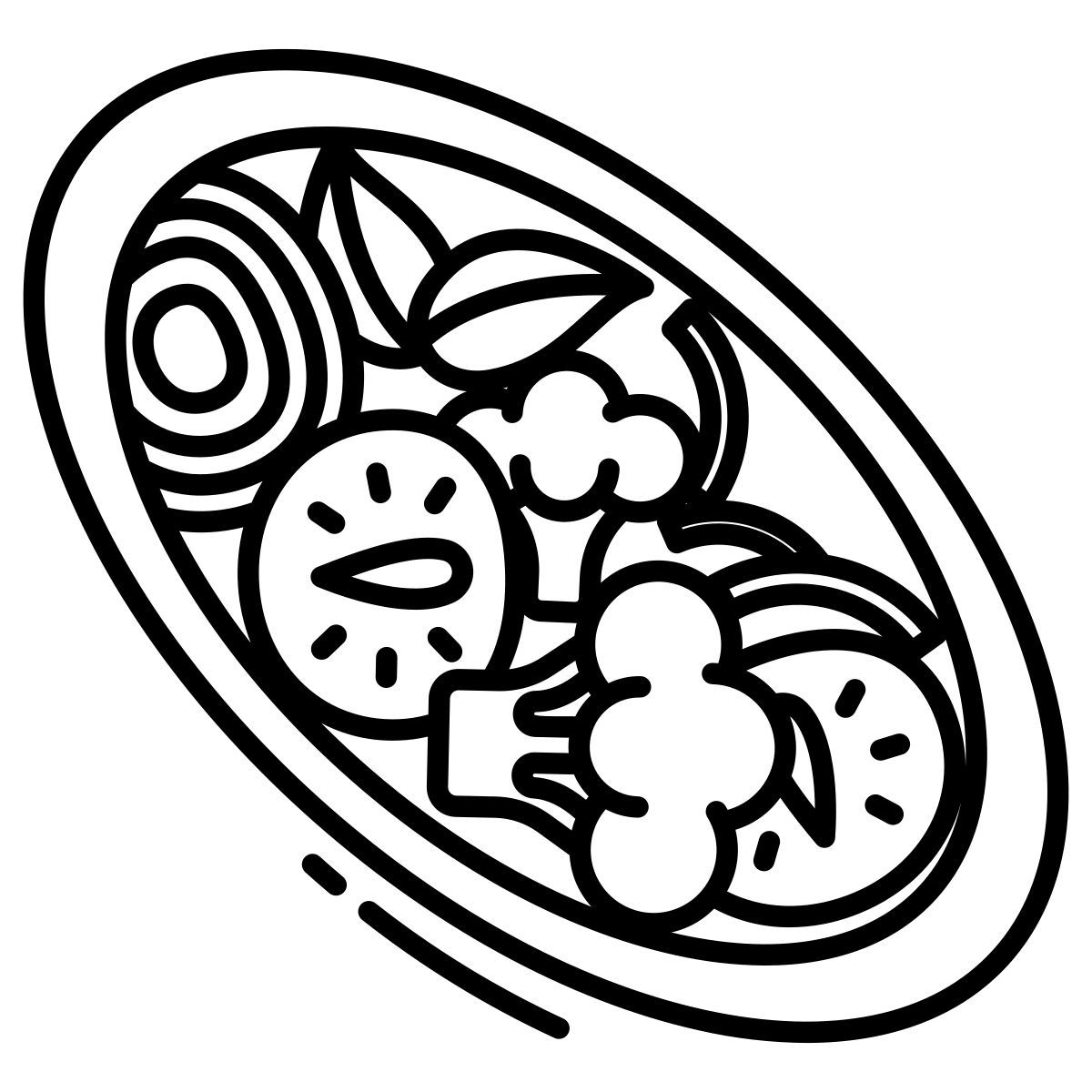low carb veggies icon
