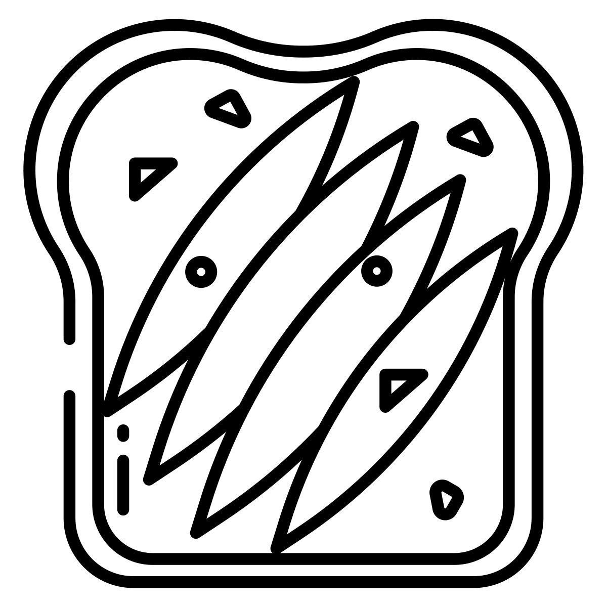 mango toast icon