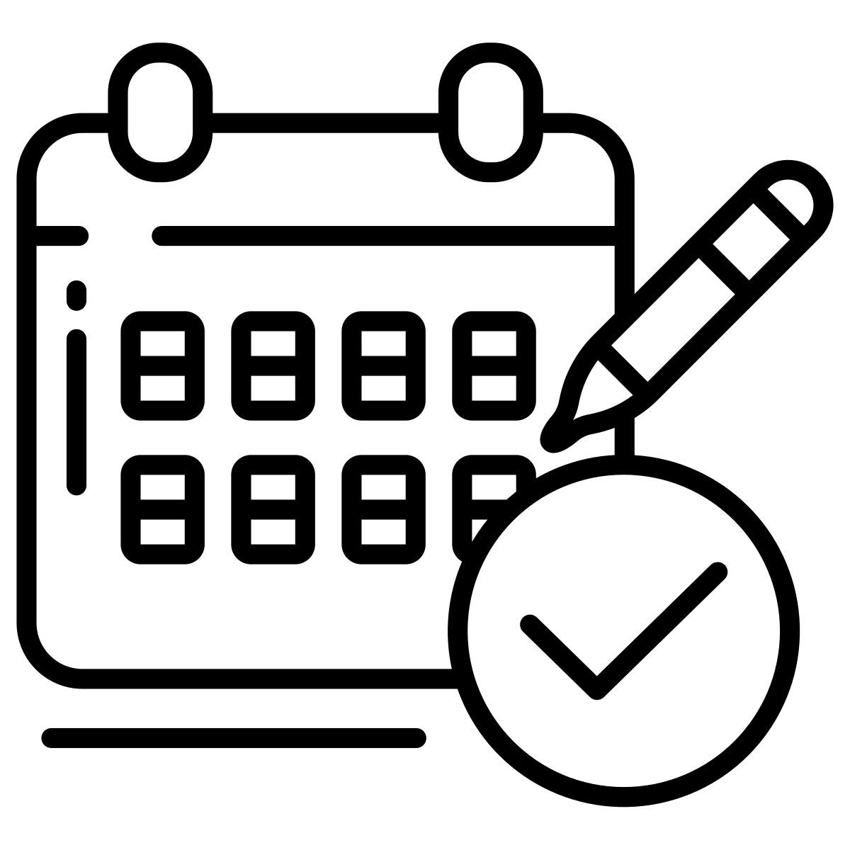 mark calendar icon