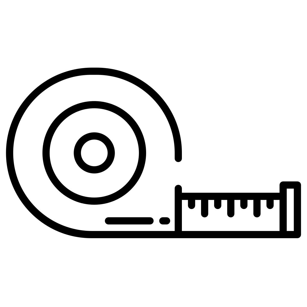 measuring tape icon
