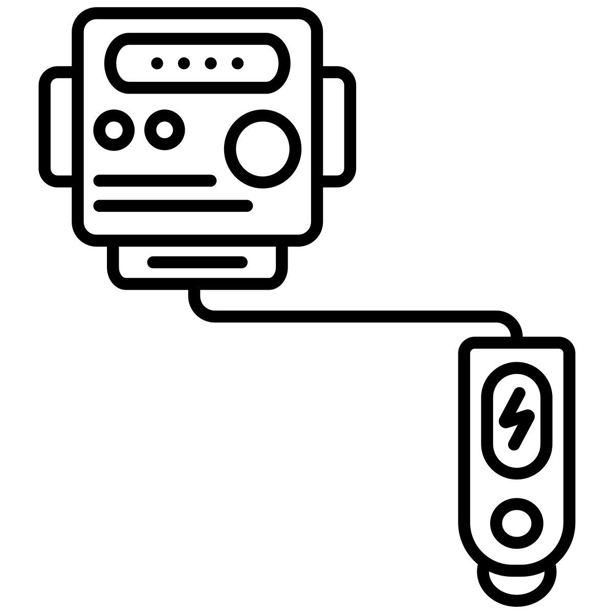 meter battery charger icon